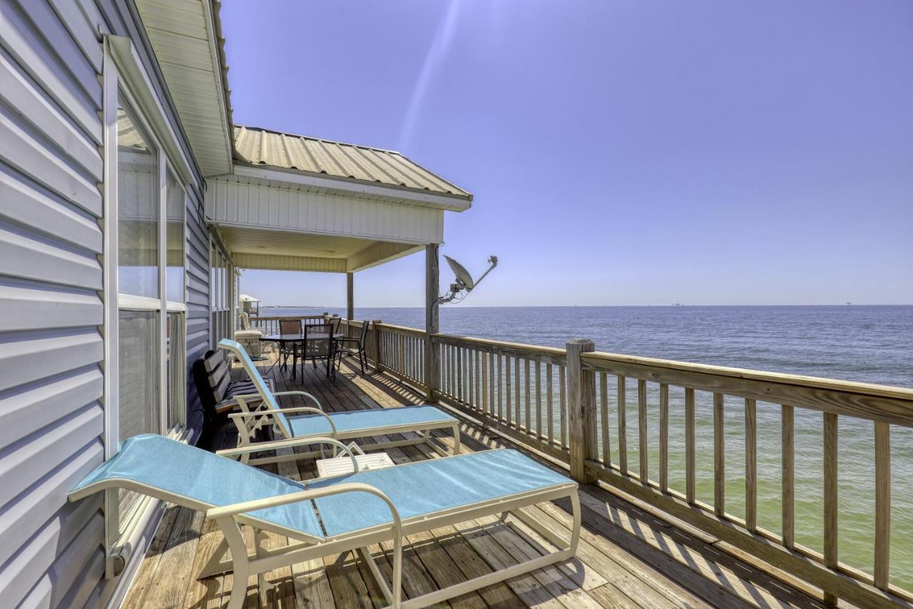 Beach Music - Gorgeous And Gulf Front! Large Deck Allows You To Stargaze With The Waves Crashing Beneath You, Home Dauphin Island Exterior photo